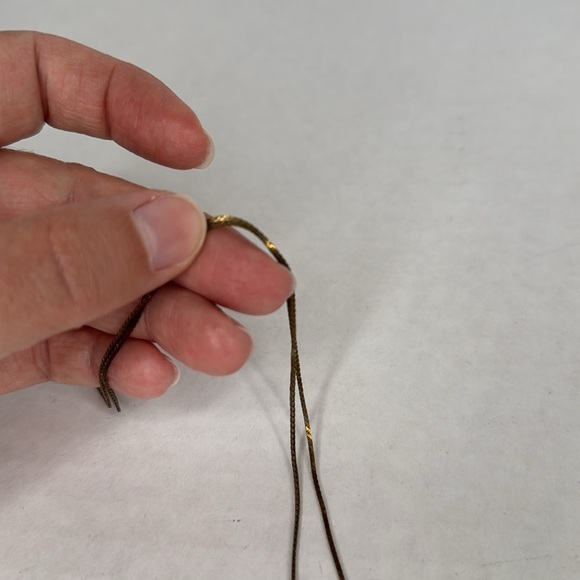 Vintage Gold Leaf Pendant Necklace Lot A30 - Picture 6 of 6